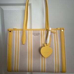 Kate Spade Market Striped CanvasTote